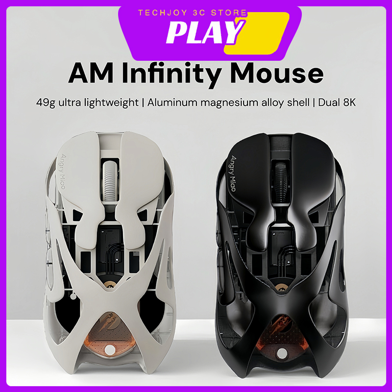 Gaming Hand Accessories - Mouse Gaming Nirkabel Angry Miao AM