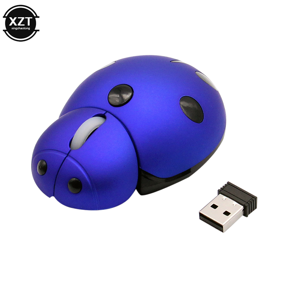 Gaming Accessories Pink - Laser Nirkabel Mini Ergonomis Mouse Komputer