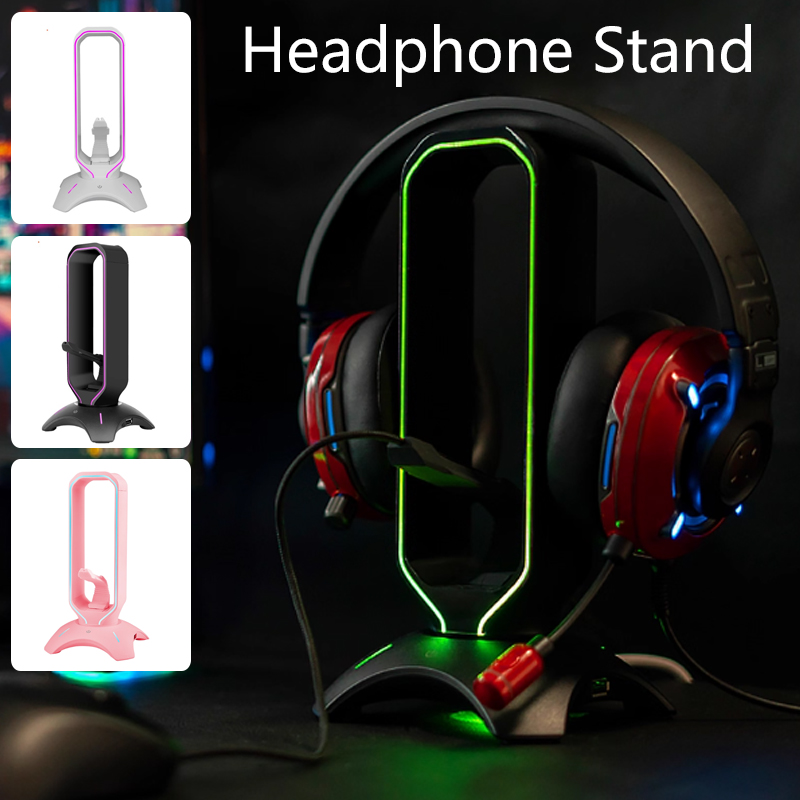 Headset Stand Rgb - Stands Headphone Gaming RGB dengan Penyangga
