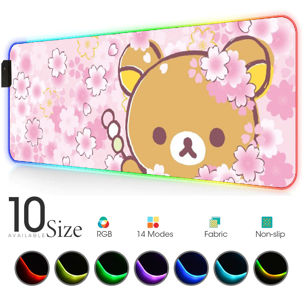 Gaming Accessories Pink - Bantalan Mouse Korilakkuma Xxl Aksesori Gaming