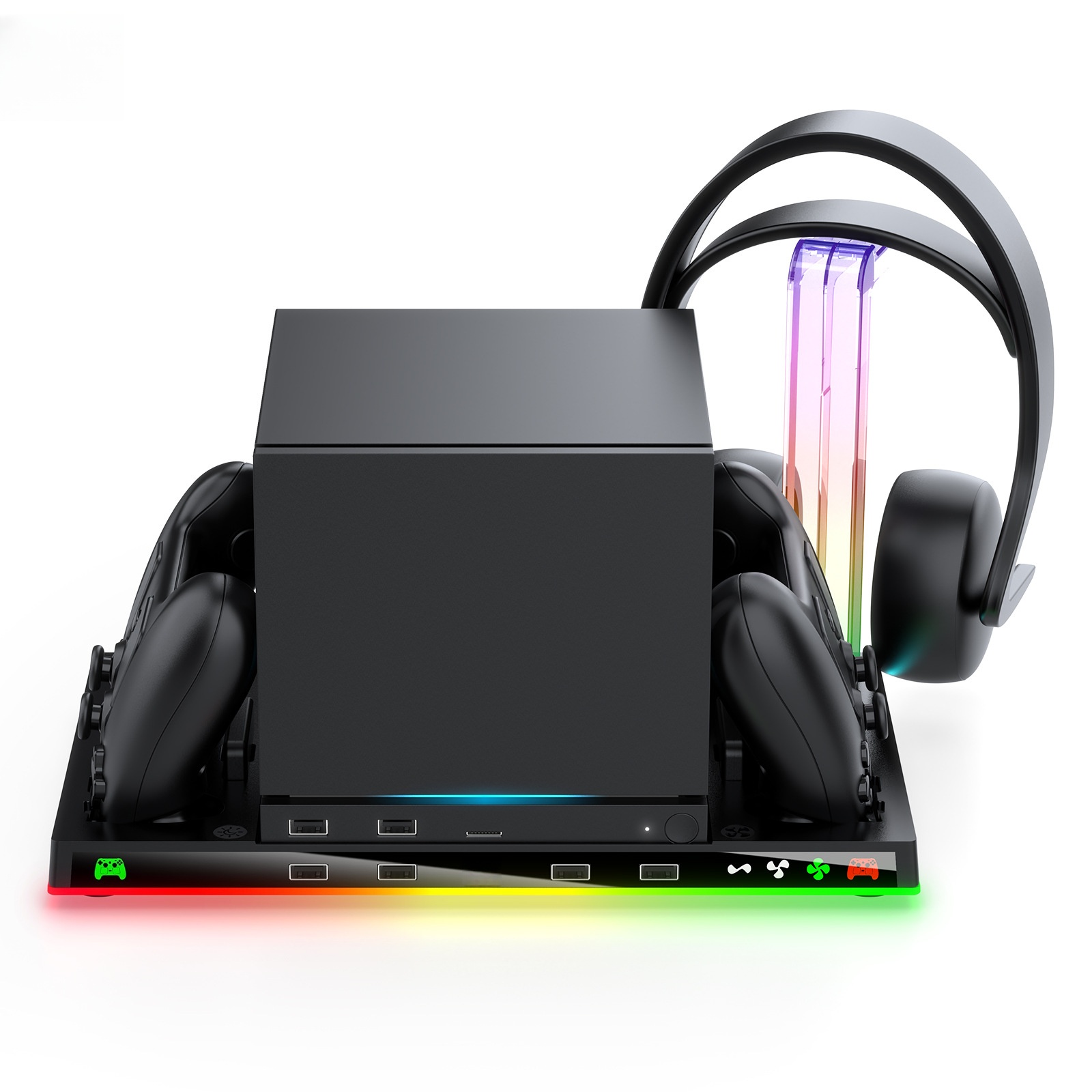 Untuk Dudukan Pengisi Daya Ste - Headset Stand Rgb ulasan dan harga
