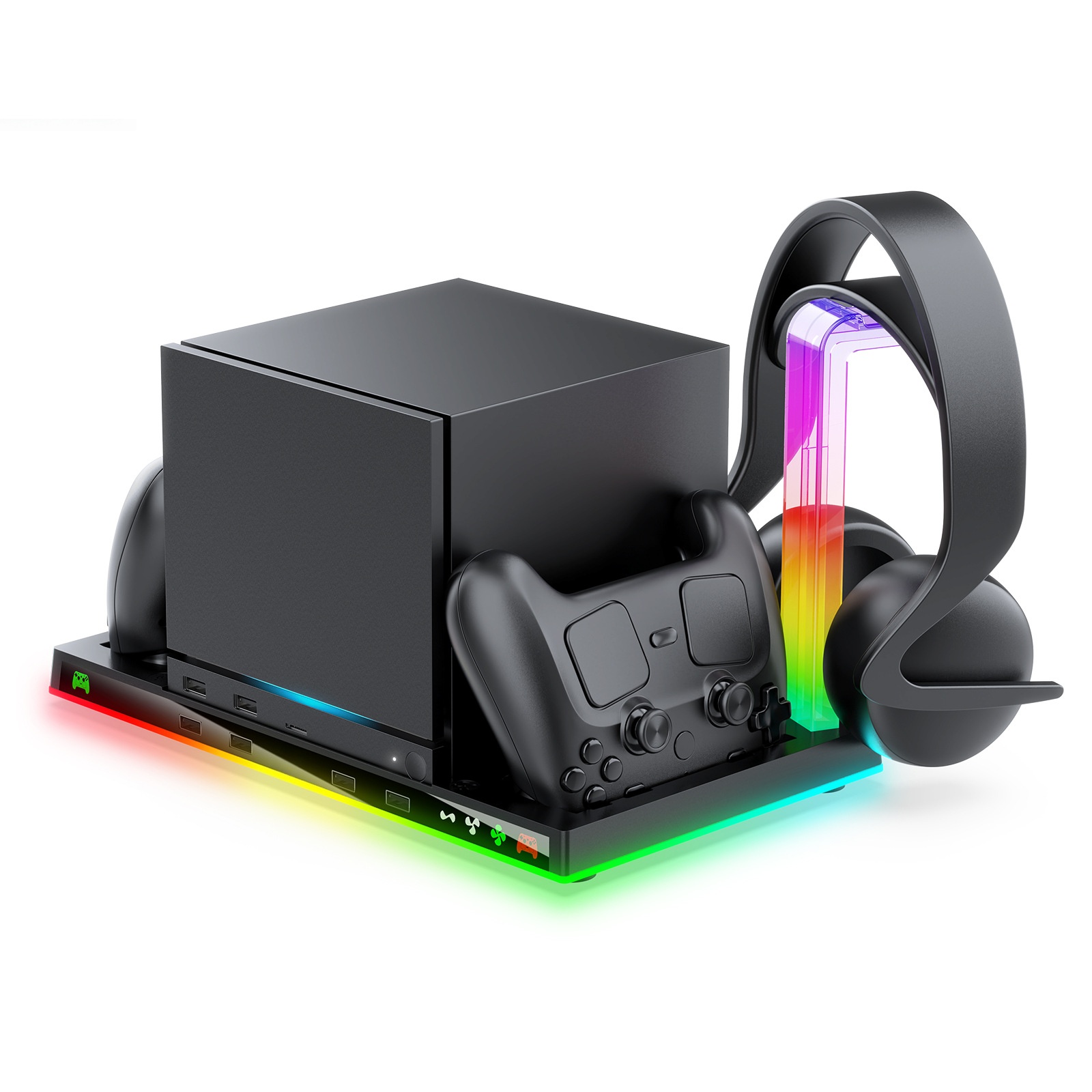 Untuk Dudukan Pengisi Daya Ste - Headset Stand Rgb ulasan dan harga