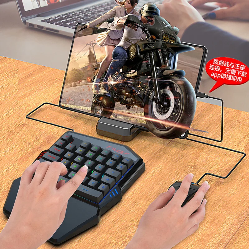 T-WOLF TF900 satu tangan Keybo - Gaming Hand Accessories ulasan dan harga