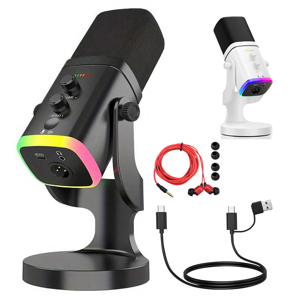 Mikrofon Dinamis USB/XLR untuk - Headset Stand Rgb ulasan dan harga