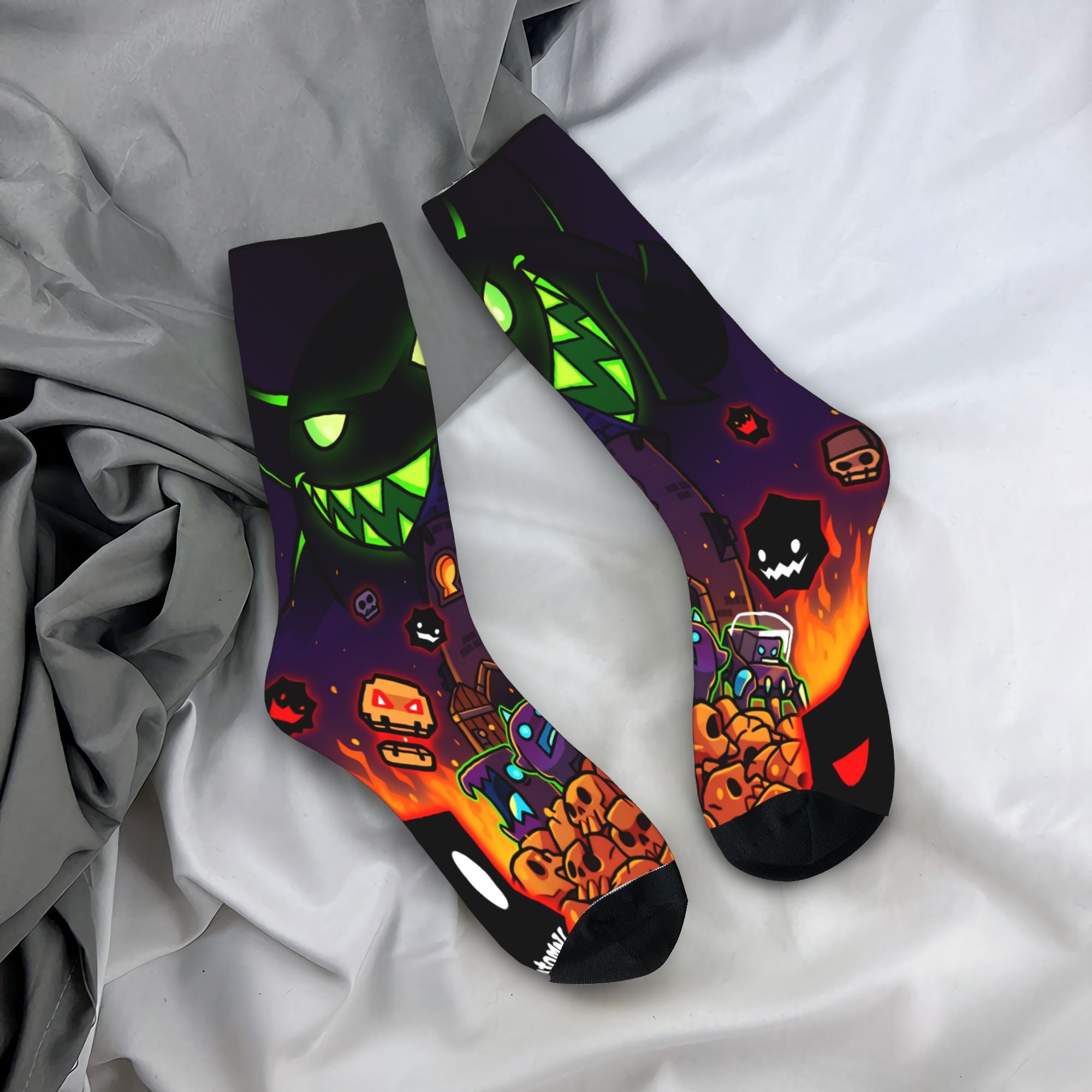 Kaus Kaki Lucu Motif Geometri  - Gaming Accessories Ideas ulasan dan harga