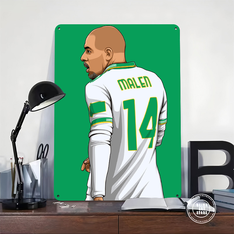 Donyell Malen Poster Logam Ber - Vintage Gaming Accessories ulasan dan harga