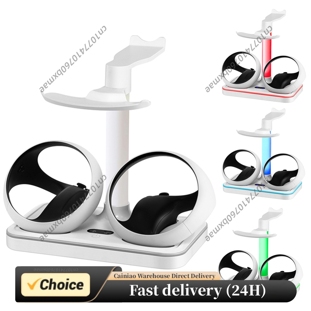 Pengisi Daya Kontroler, Duduka - Headset Stand Rgb ulasan dan harga