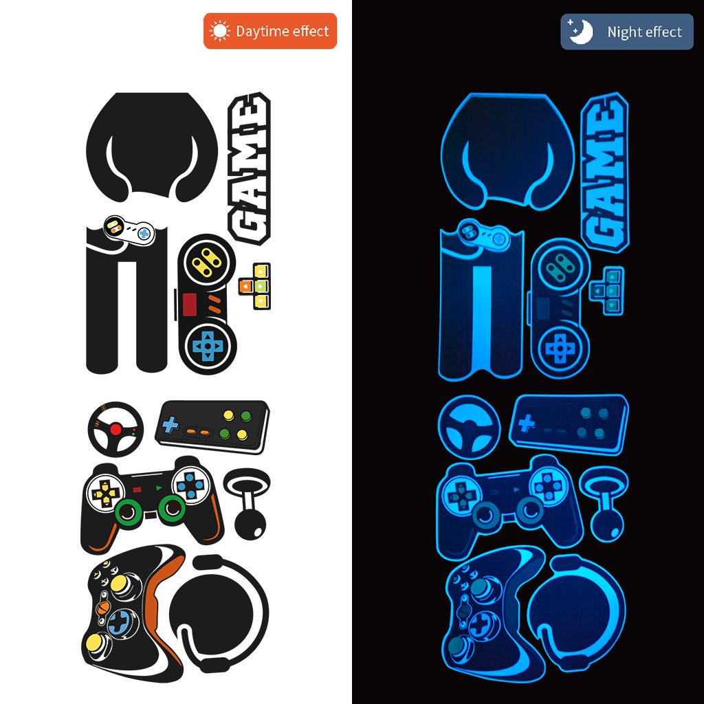 Stiker Dinding Bercahaya Game  - Gaming Accessories Bedroom ulasan dan harga