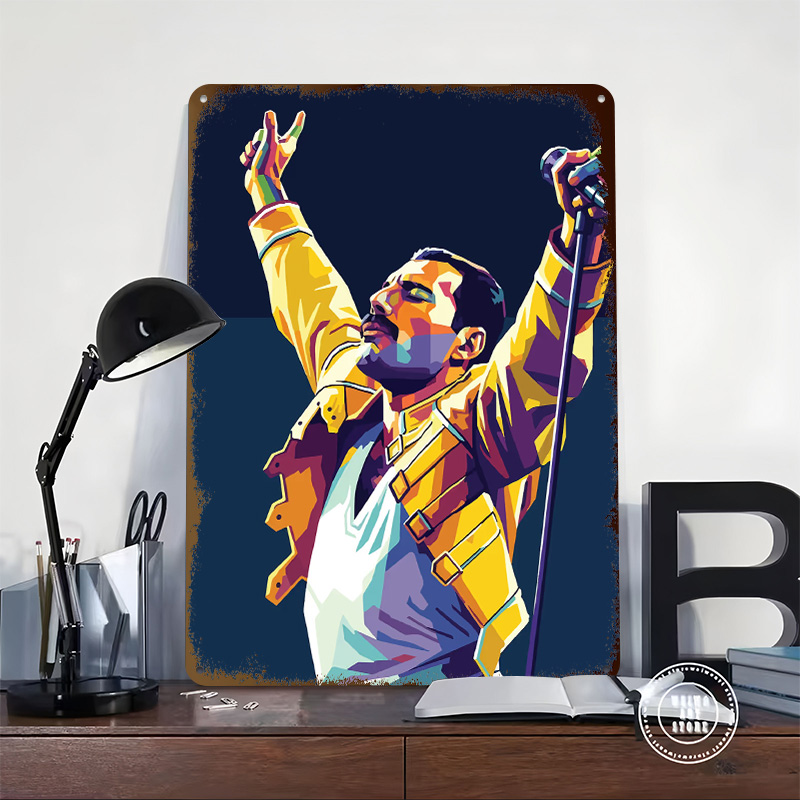 Poster Kaleng Potret Seni Pop  - Vintage Gaming Accessories ulasan dan harga