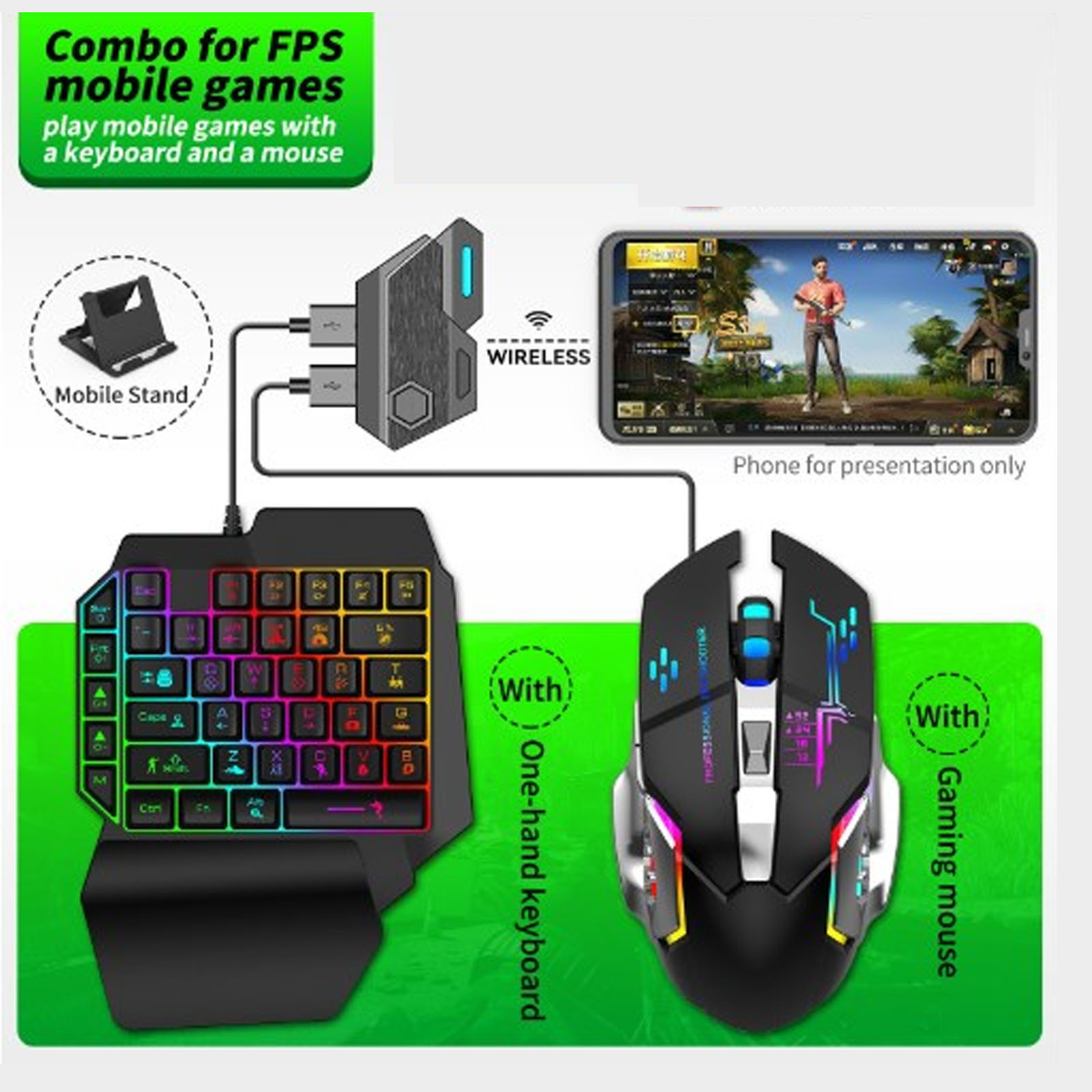 Set Konverter Mouse Keyboard K - Gaming Hand Accessories ulasan dan harga