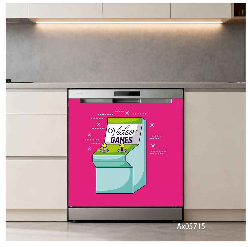 Stiker Pintu Mesin Cuci Piring - Gaming Accessories Bedroom ulasan dan harga