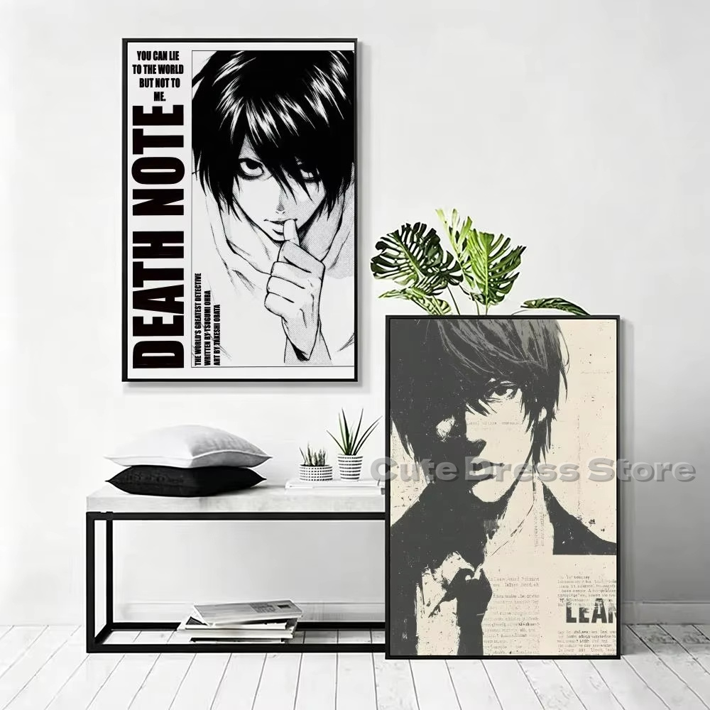 Lukisan Kanvas Death Note Tanp - Gaming Accessories Bedroom ulasan dan harga
