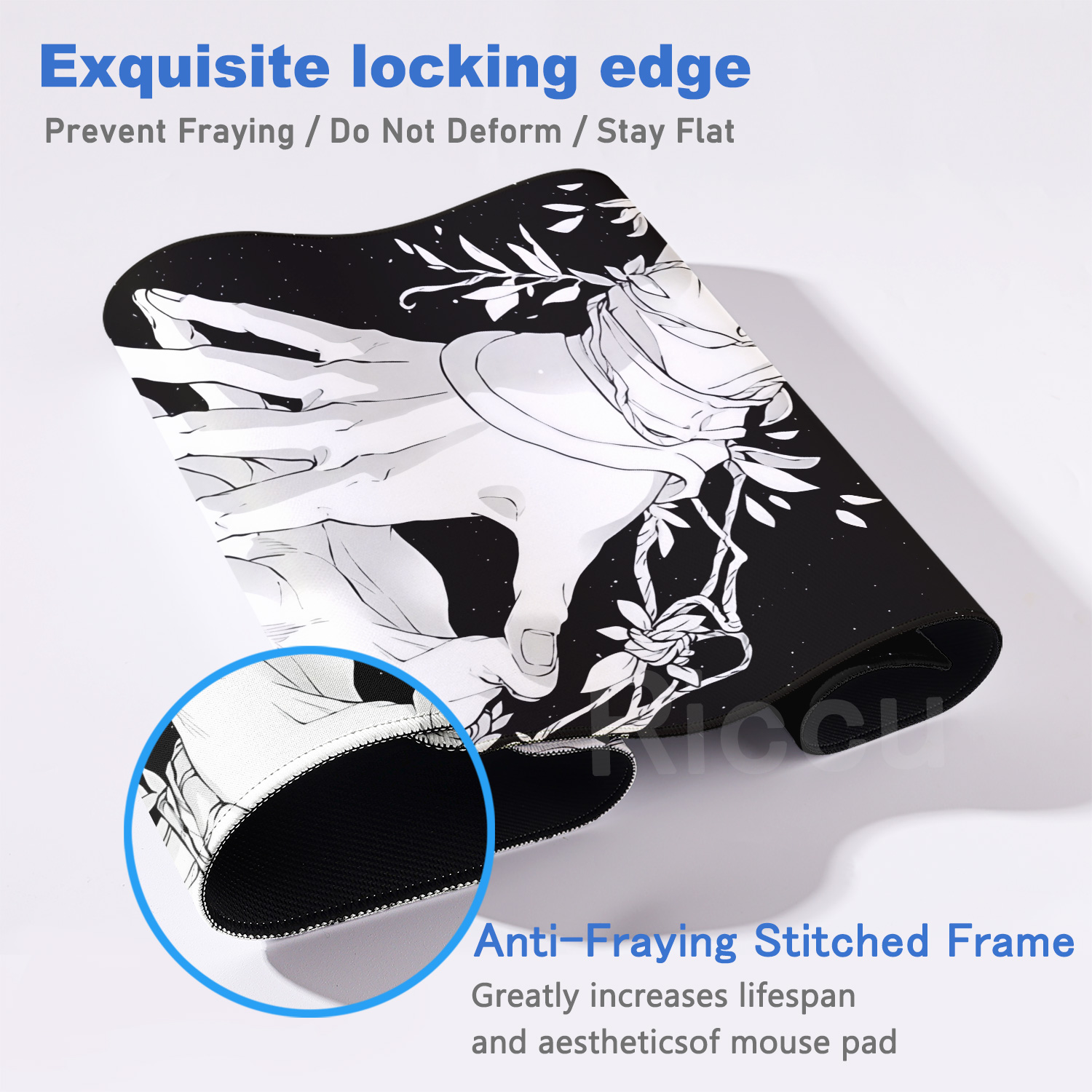 HD Besar Hitam Putih XXL Gothi - Gaming Hand Accessories ulasan dan harga