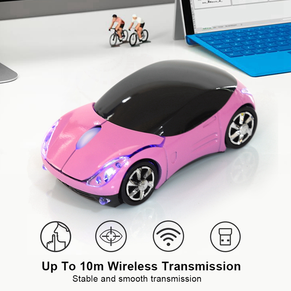 Mouse Nirkabel 2.4G Mouse Opti - Gaming Accessories Pink ulasan dan harga