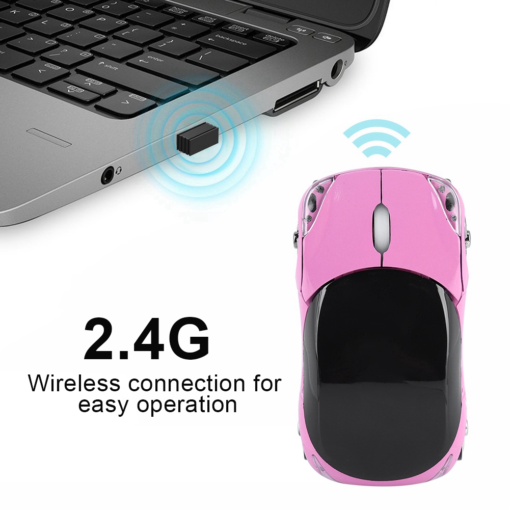 Mouse Nirkabel 2.4G Mouse Opti - Gaming Accessories Pink ulasan dan harga