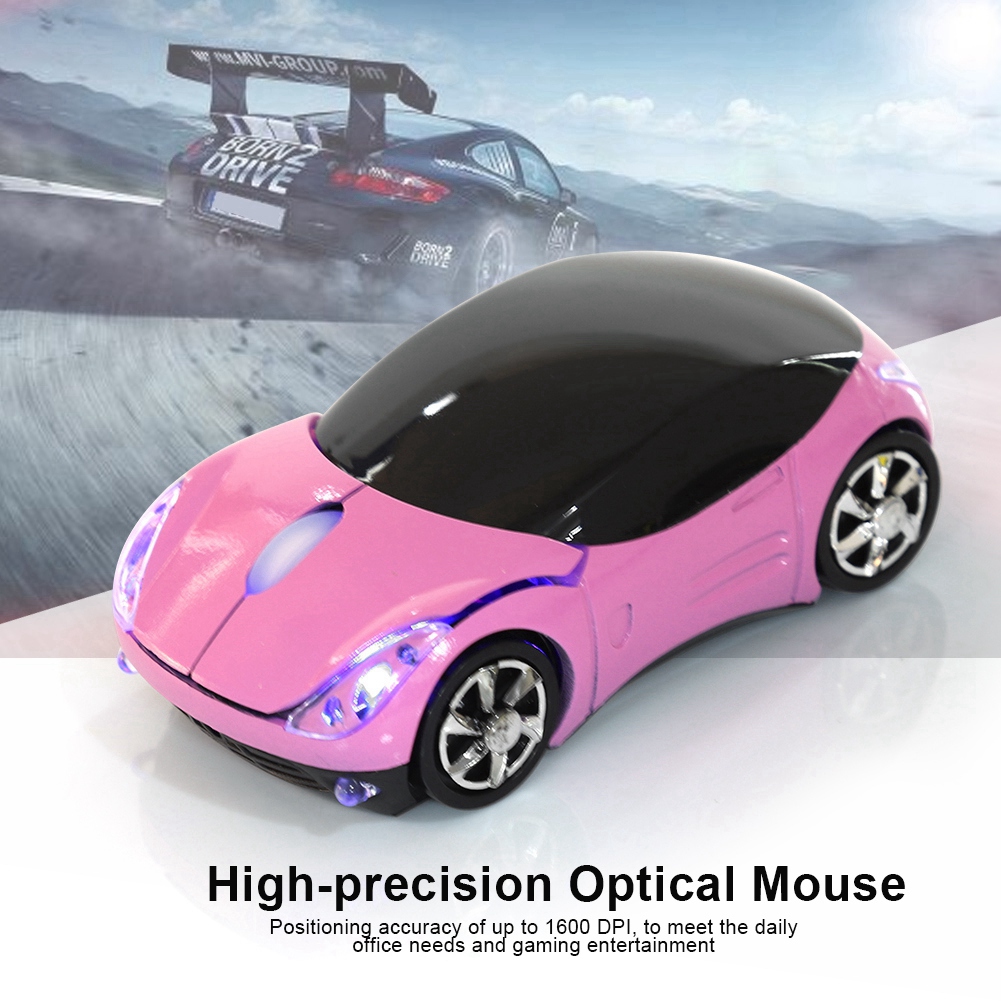 Mouse Nirkabel 2.4G Mouse Opti - Gaming Accessories Pink ulasan dan harga